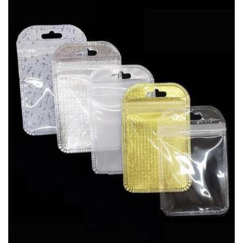 50pcs/lot Free Shipping Mini Zip lock Bags Plastic Packaging Bag Small Plastic Zipper Bag Ziplock Storage Pouches 4.5x6cm/6x8cm