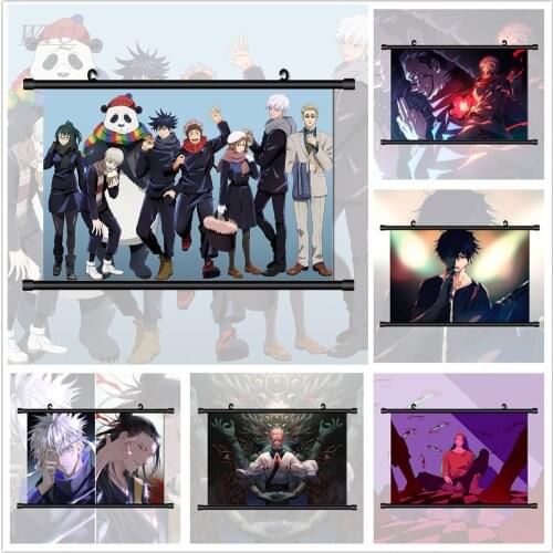 Jujutsu Kaisen Itadori Yuuji Sukuna Fushigura Megumi Anime Posters Canvas Painting Wall Decor Wall Art Picture Home Decor