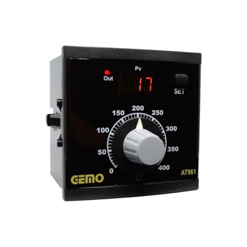 AT961-230VAC-R ; Gemo ON/OFF Temperature Controller with Analog SET 96mm x 96mm front size