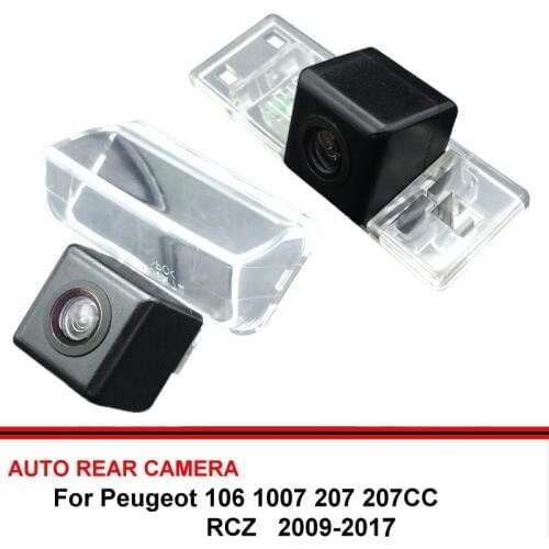 For Peugeot 106 1007 207 207CC RCZ HD CCD Vehicle Camera Night Vision Rear View Camera Reversing Camera Car Back up Camera