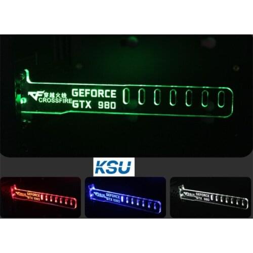 Graphics card support bracket bending resistance led Breathing lamp Stand Mounting Suitable for mini Graphic video card