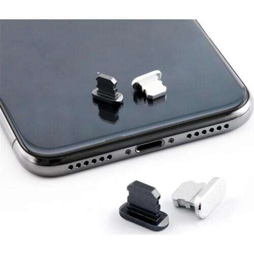 Metal Charge Port Plug for iphone 8 7 6s plus accesorios gadget For iphone accessories/gadget iphone 11 max pro xr xsmax gadget