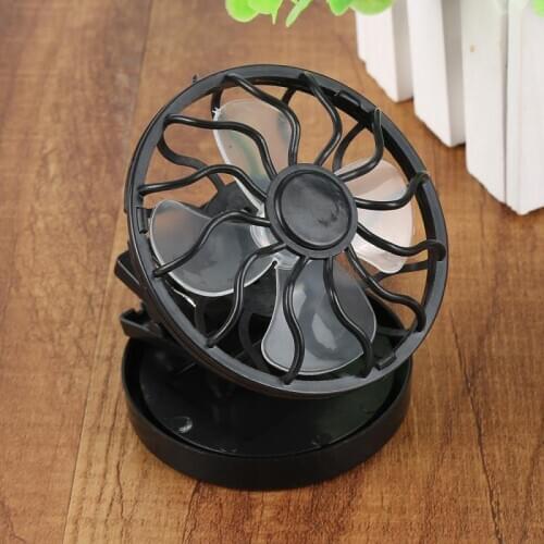 MINI Outdoor Clip-on Solar Cell Fan Energy Panel Cooling Fan For Camping Hiking Fishing Fan Portable Solar Hot Sell