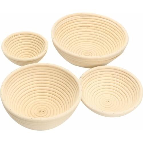 Oval/round/triangular bread fermentation basket with bottom cloth, bread dough fermentation basket, baking accessories