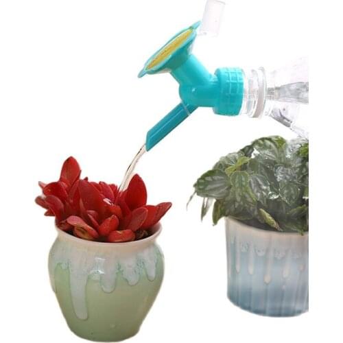 2pcs Plastic Flower Sprinkler Nozzle Watering Cans Garden leaf Flower Plant Green Indoor Irrigation Easy Portable Garden Tools