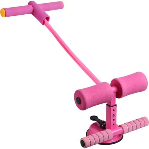 Sit Up Exercise Bar Assist With Resistance Band Abdominal Suction Cup Home Gym Fitness Equipment For Leg Muscle Training