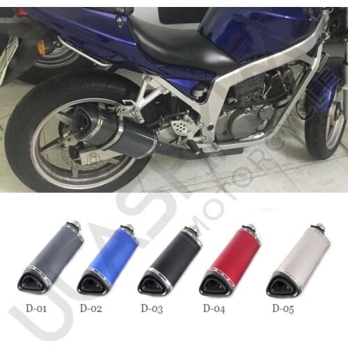 Motorcycle Full Exhaust Escape System Modifed Middle Link Pipe Slip On For Hyosung 125 GT GTR 250 Comet