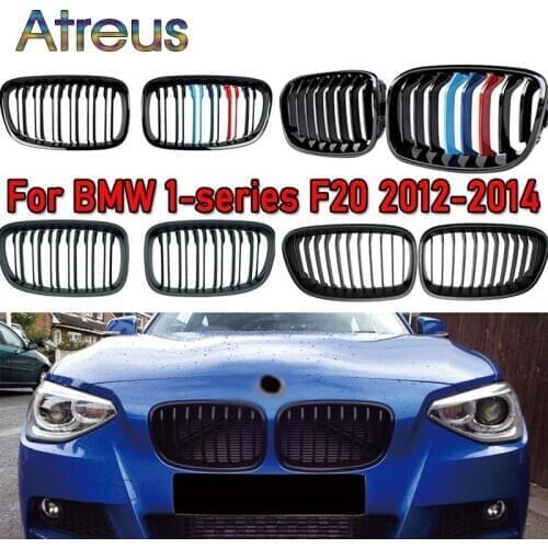 1set Replacement For BMW F20 1 Series 2012 2013 2014 Front Grille/Grilles Kidney Sport Style M Power Car Styling Accessories