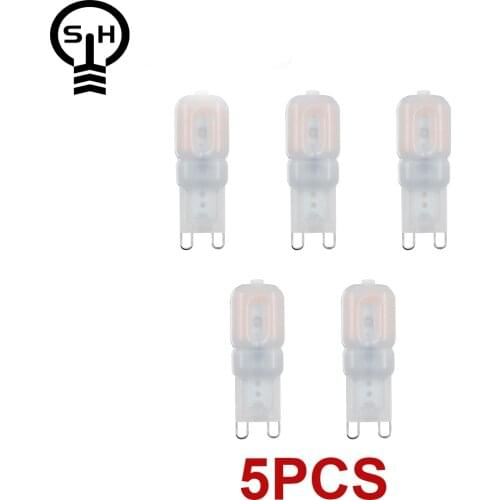 Super Bright Chandelier Lights G9 2.5W with PC Cover 230V SMD2835 Lamp