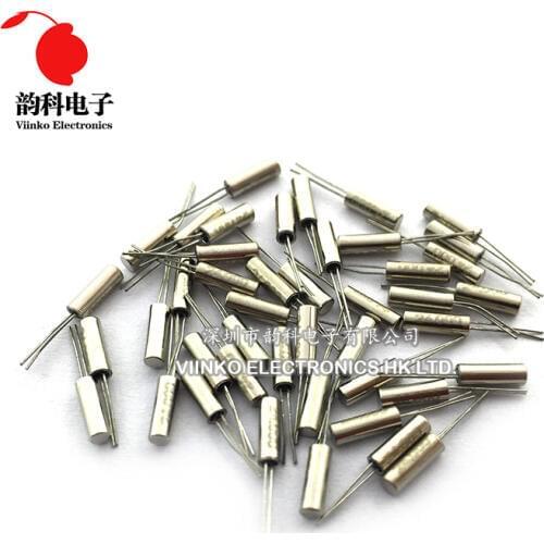 50pcs 2*6 14.318MHz 20ppm 20pF 2*6mm Crystal Cylinder quartz resonator