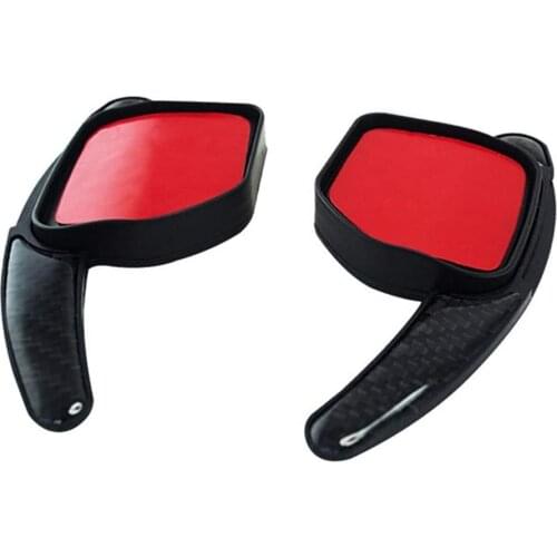 2 pcs GSD Carbon Fiber Steering Wheel Shift Paddles Fit for Audi black