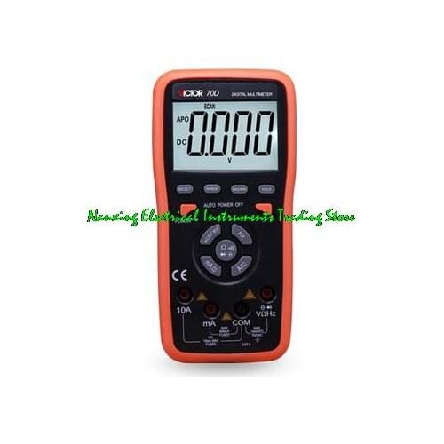 Fast arrival Digital Multimeter VICTOR 70D Automatic range intelligent digital multimeter with USB interface