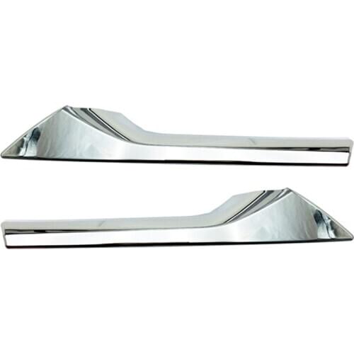 For Toyota Corolla Cross 2020 2021 Chrome Upper Front Center Grille Grill Moulding Strips Cover Trim Car Styling