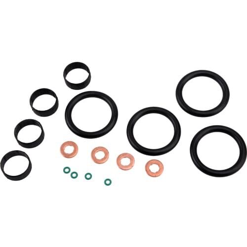 1 Set Fuel Injector Seal Washer O-ring Manifold Seal Kit Fit for Ford Fiesta Fusion 1.4 Duratorq TDCi 2002-2005 2006 2007 2008