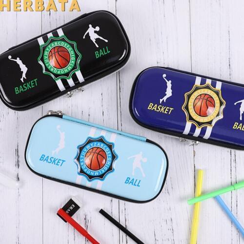 Creative Multifunction Student Pencil Case Cartoon 3D Basketball Pencil Box Sport Series Stationery Gift Escolar Papela CL-1972