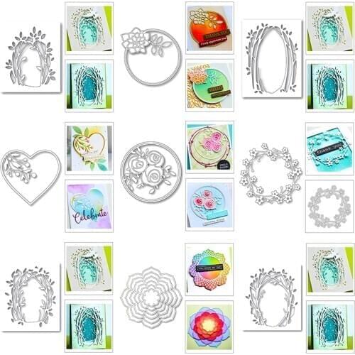 2020 Hot New Metal Cutting Dies Foil For DIY Scrapbooking Leaf Vine Border Lace Paper Craft Decoration and Card Making No Stamps