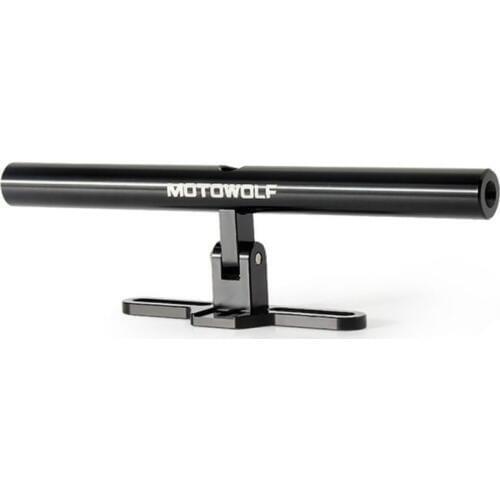 MOTOWOLF Motorcycle Modifying Extension Crossbar Aluminum Alloy Extended Bracket Multifunction Adjustable Expansion Rod