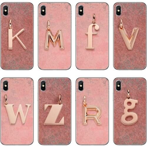 Alphabet Letter print Soft Phone Case For Samsung Galaxy A70 A60 A50 A40 A30 A10 A9 A7 A5 A3 A8 A6 Plus 2018 2017 2016