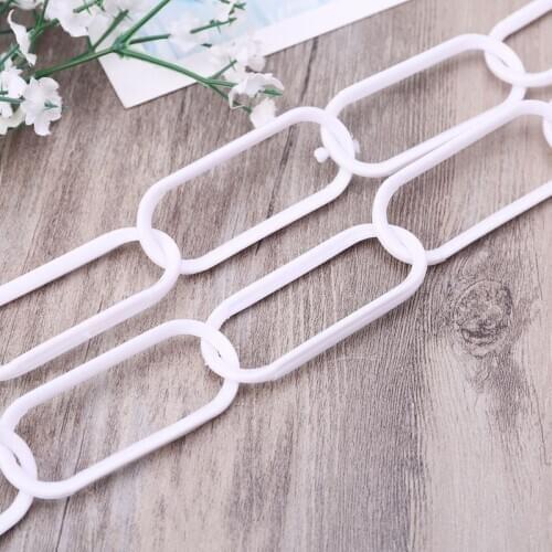 2021 New Plastic Clothes Market Shop Display Hanging Chain Hooks With 23 RingsHanger Household Tools 51Inch