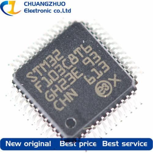 New original STM32F103C8T6 STM32F103C8T6TR MCU 32BIT 64KB FLASH 48LQFP