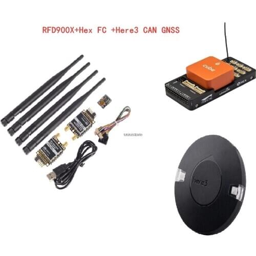 NEW RFD900X Telemetry Radio Modem With Hex upgrade orange cube Pixhawk2 flight control autopilot Here3 gps for fixed-wing drone