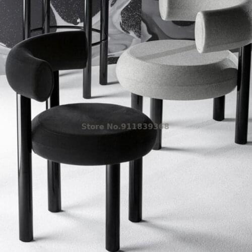 Nordic soft package designer single dining chair modern minimalist chubby chair The Fat Chair dining chair/leisure chair
