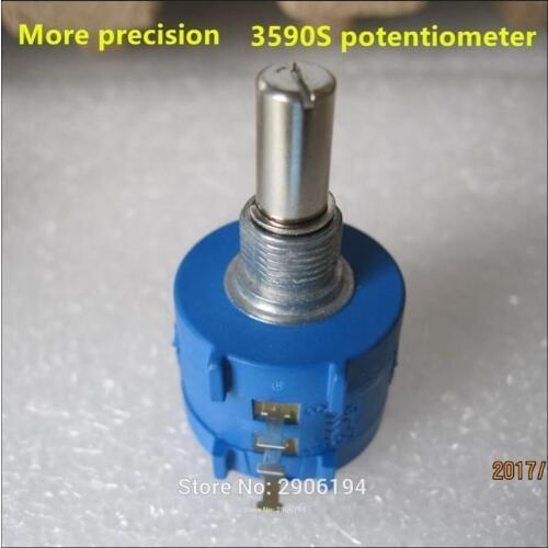 10pc 3590S-2-101L 3590s 100 ohm potentiometer switch 10 ring precision adjustable resistor multi turn potentiometer 3590s-2-101l