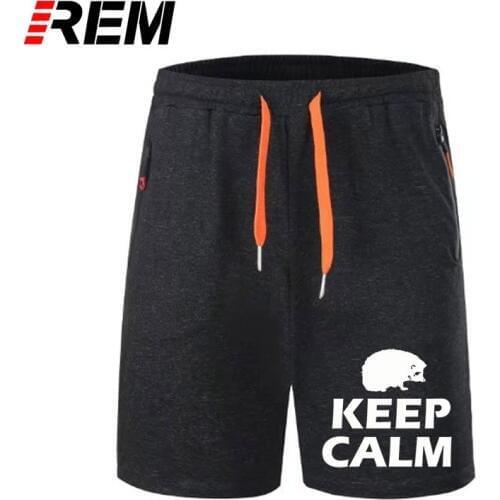 KEEP CALM AND LOVE HEDGEHOGS Pygmy Funny Men Casual Fashion Short Mens panties short pants