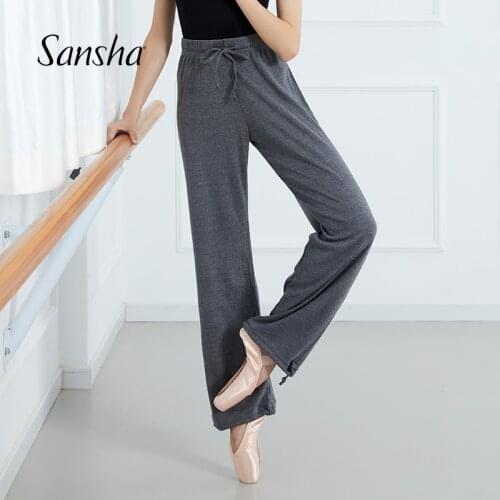 Sansha Adult Warm Ballet Dance Pants Autumn Winter Lace Up Dancewear KH0101P
