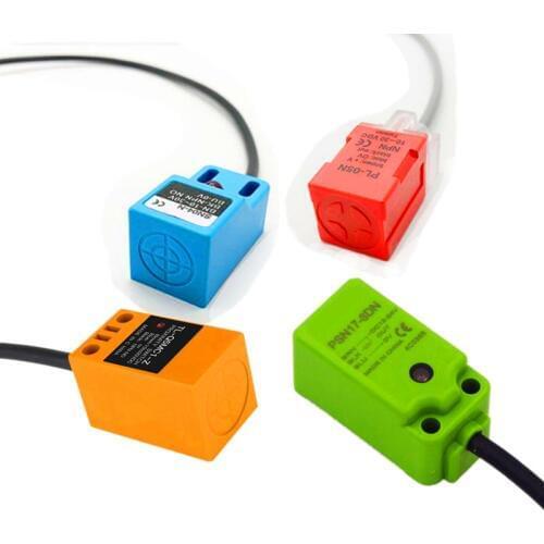 5mm 10mm Detection Distance Inductive Proximity Sensor Switch NPN Output Square Proximity Switches SN04-N NI10-Q25-AN6X