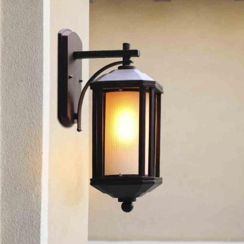 European style outdoor wall lamp waterproof and anti-rust aluminum material villa community courtyard lamp landscape lighting