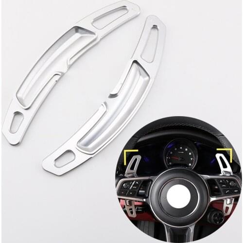 Shift Paddle Shifter Extension Steering Wheel Fit For Porsche 911 Macan Carrera 991 Boxster Cayman 718 Panamera
