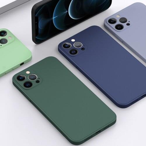 Protective Phone Cases For iPhone 11 11Pro 12Mini 12 Pro Max Case Cover SE 2020 X XS 6 6S 7 8 Plus XR Capa Matte Soft TPU Coque