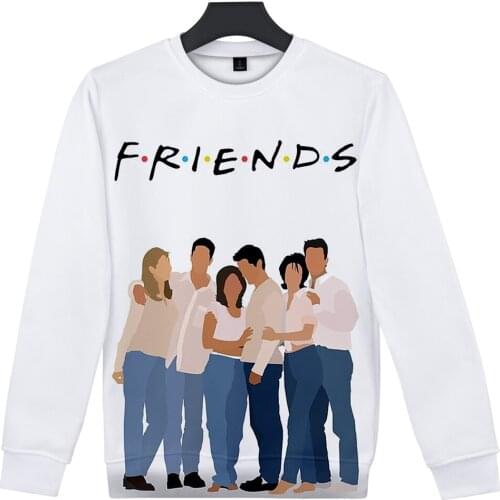 2020 Friends Sweatshirt Men/women 3D Horror Pennywise Friends Tv Show Hoodies Sweatshirts Fashion Best Friends Clothing tops