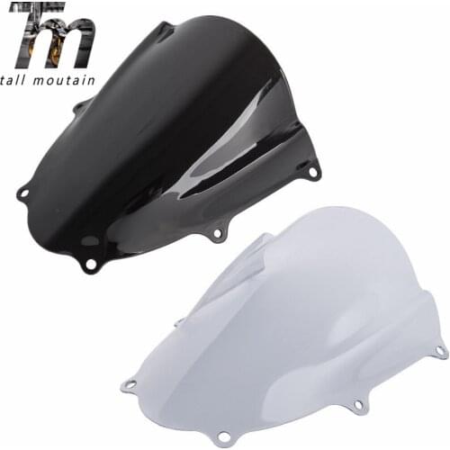 For Suzuki GSXR1000 GSXR 1000 GSX-R 1000 2017 2018 2019 Double bubble Windscreen Windshield Pare-brise Motorcycle Accessories