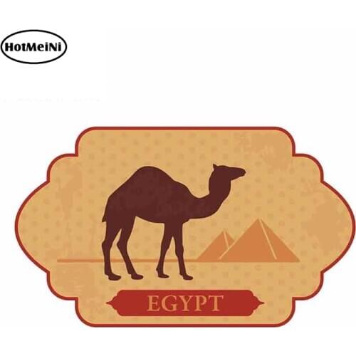 HotMeiNi 13cm x 7.6cm for Egypt Tag Africa Funny Car Stickers Vinyl Sunscreen RV VAN Fine Decal JDM Car Accessories Logo
