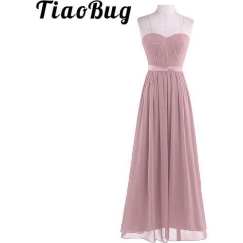 Dusty Rose Pretty Pleated High-waist Bridesmaid Dress Elegant Gorgeous Sexy Strapless Long 2020 New Arrival Wedding Party Dress