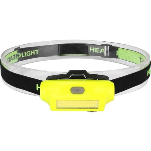 Headlight Mini Cob Led Headlight Flashlight Rechargeable Super Bright Flashlight 2 Lighting Modes 180 Degree Rotatable Lamp Head