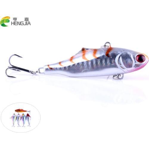 HENGJIA 1PC 7cm 24g hard plastic game vib fishing lures wobbler crankbaits artificial pike carp trout catfish