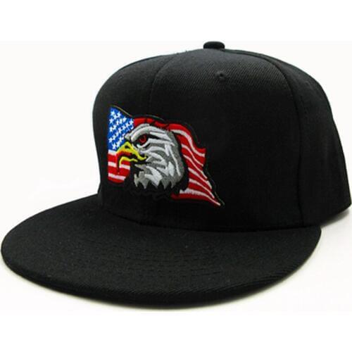 LDSLYJR eagle head embroidery cotton Baseball Cap hip-hop cap Adjustable Snapback Hats for men and women 56