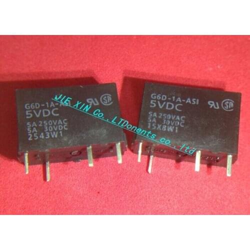 HOT NEW G6D-1A 5VDC G6D-1A-5VDC G6D G6D1A5VDC G6D1A 5VDC DC5V 5V DIP4