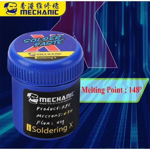 MECHANIC LEAD-FREE Solder Paste Flux Soldering Tin Paste for iPhone X XS XR XS MAX Welding Paste Flux BGA Repair Tools