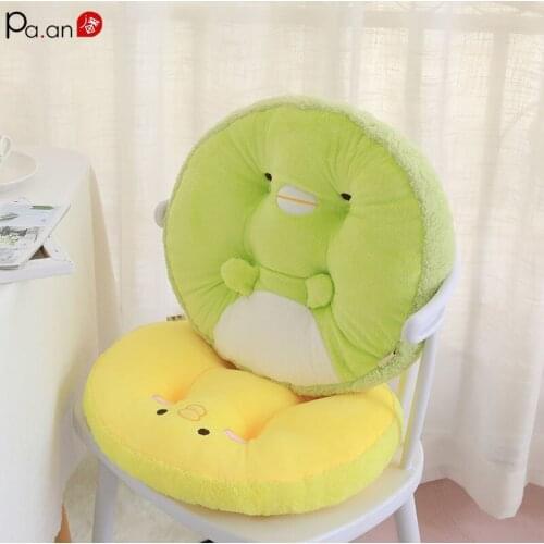 Cute Pillow Cartoon Three-dimensional Round Cushion Office Chair Cushion Pillows Decor Home Chair Pad Throw Pillow