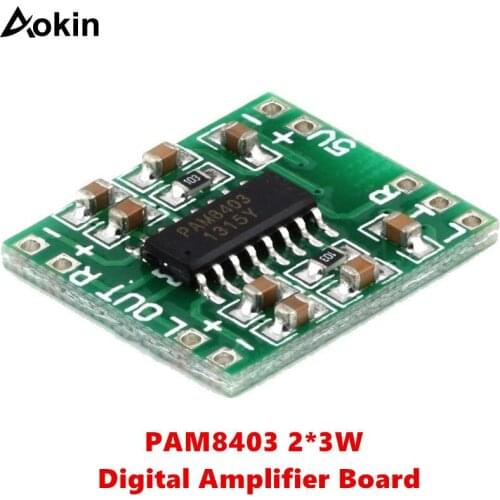 PAM8403 Digital Amplifier Board 2 * 3W Class D Digital 2.5V To 5V Power Amplifier Board Class D digital amplifier board