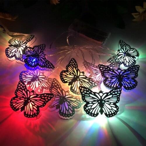 Butterfly LED String Lights Cute Leds Light for Outdoor Holiday Garden Party Decoration Garland Curtain Festoon Fashion Luces