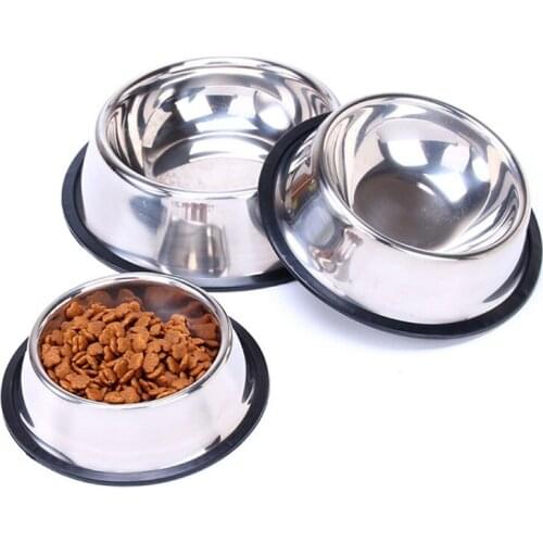Pet Dog Supplies, Pet Senior Bowl, Stainless Steel Bowl for Dogs, Durable and Non-toxic Practical and durable pet food bowl