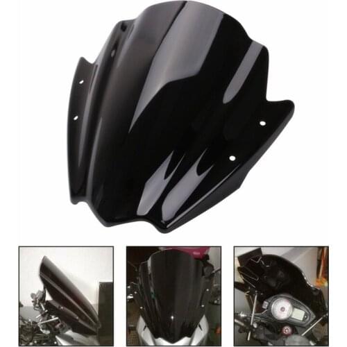 For Honda BMW Yamaha KTM Kawasaki Ducati Universal Windscreen Windshield Motorcycle Wind Deflectors Double Bubble Accessories