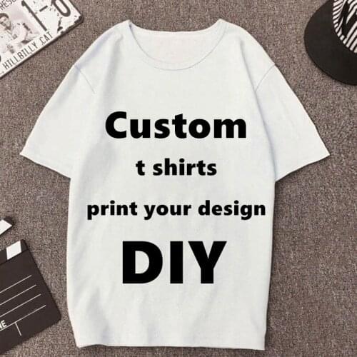 Fun Fashion DIY T Womens Tshirts Custom t shirt Tee Shirt Femme Top Female Punk Ladies Clothes Women T-shirt