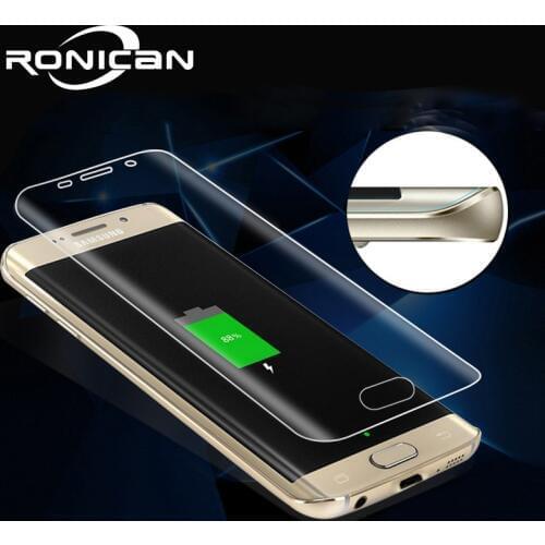 3D Full Coverage Curved Screen Protector For Samsung Galaxy S7 Edge S6edge S6 edge plus S8 plus Soft PET Not tempered Glass Film