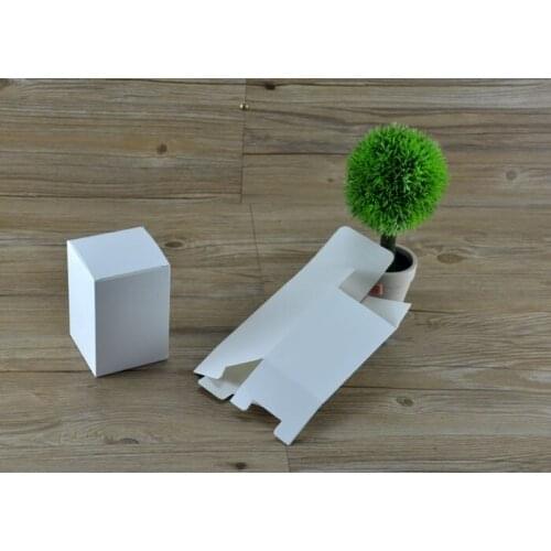 10*10*10cm New Design White Kraft Chocolate Bakery Food Storage Box DIY Soap Party Gift Craft Snack Cookies Retail Packing Box